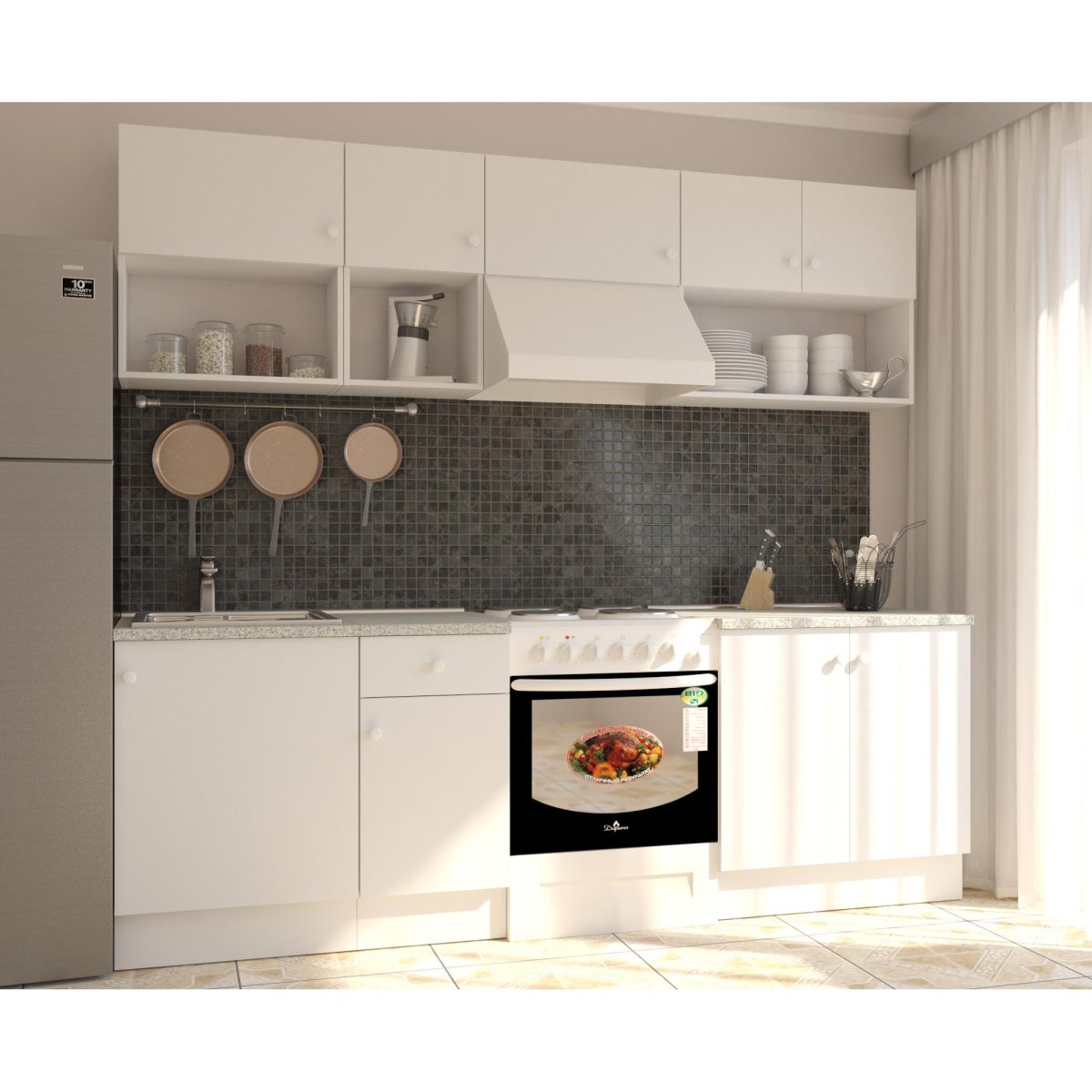 Кухня Леда серая Леруа Мерлен 2022