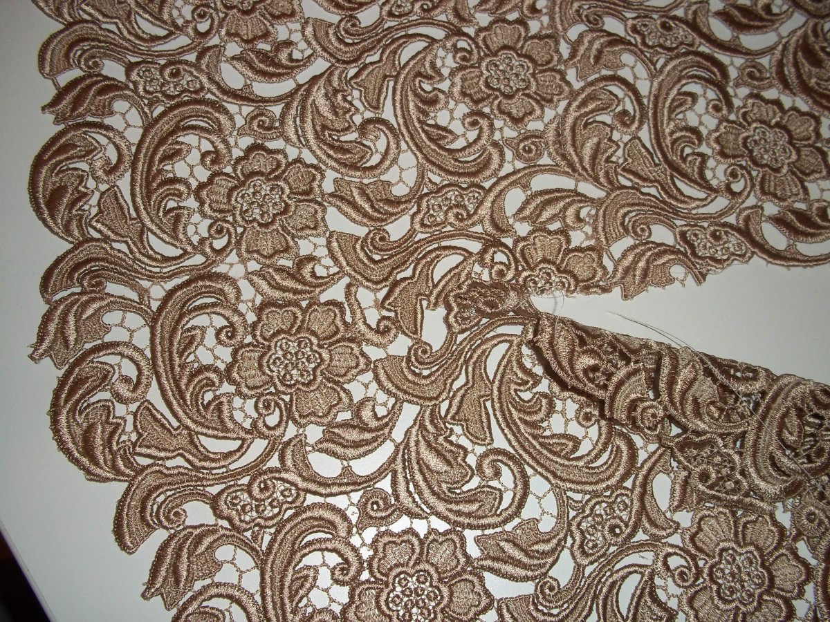 Раскрой кружева