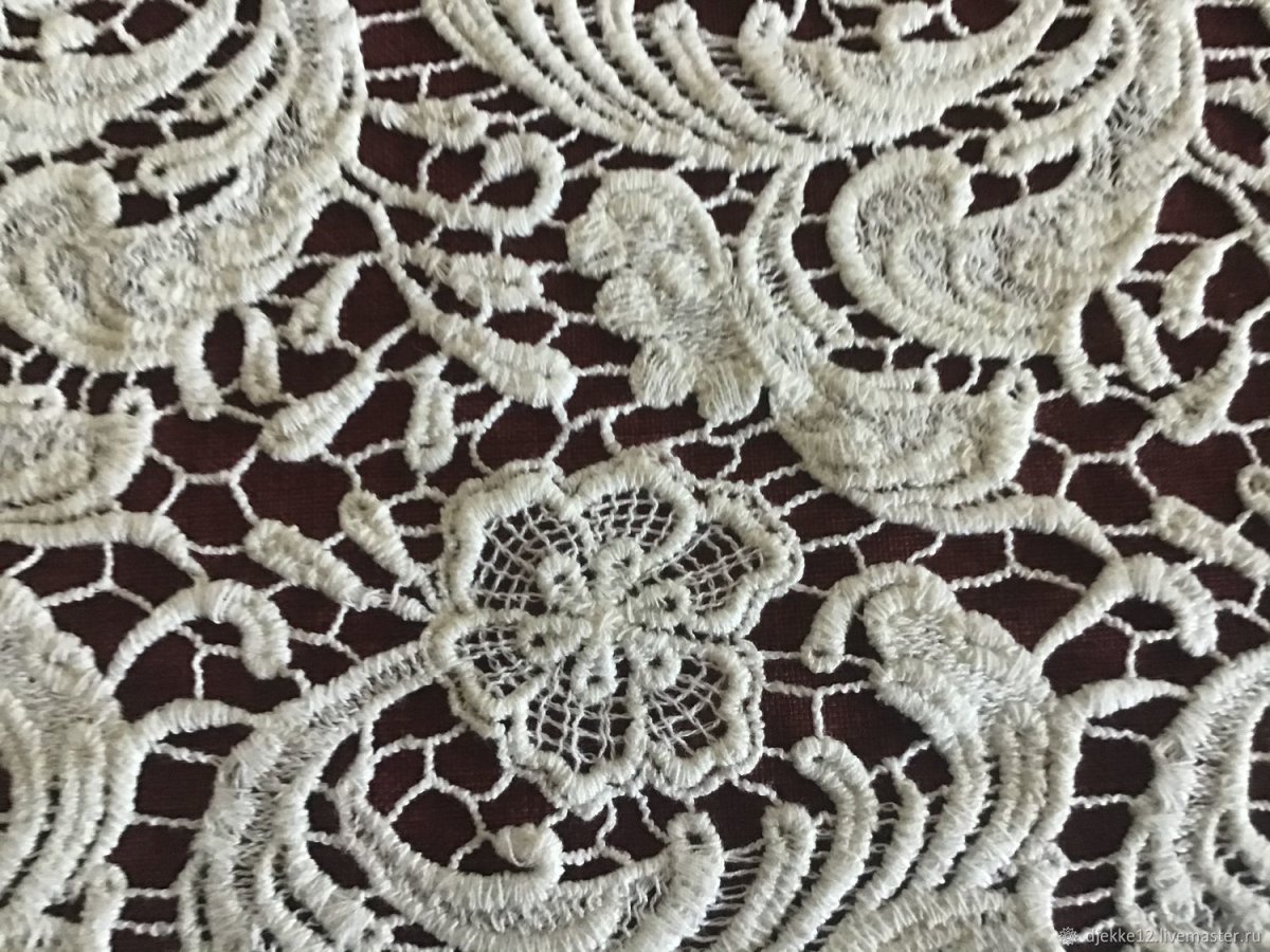 Ткань кружево хлопок