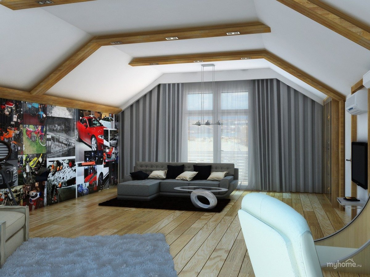 Детская мансардная комната