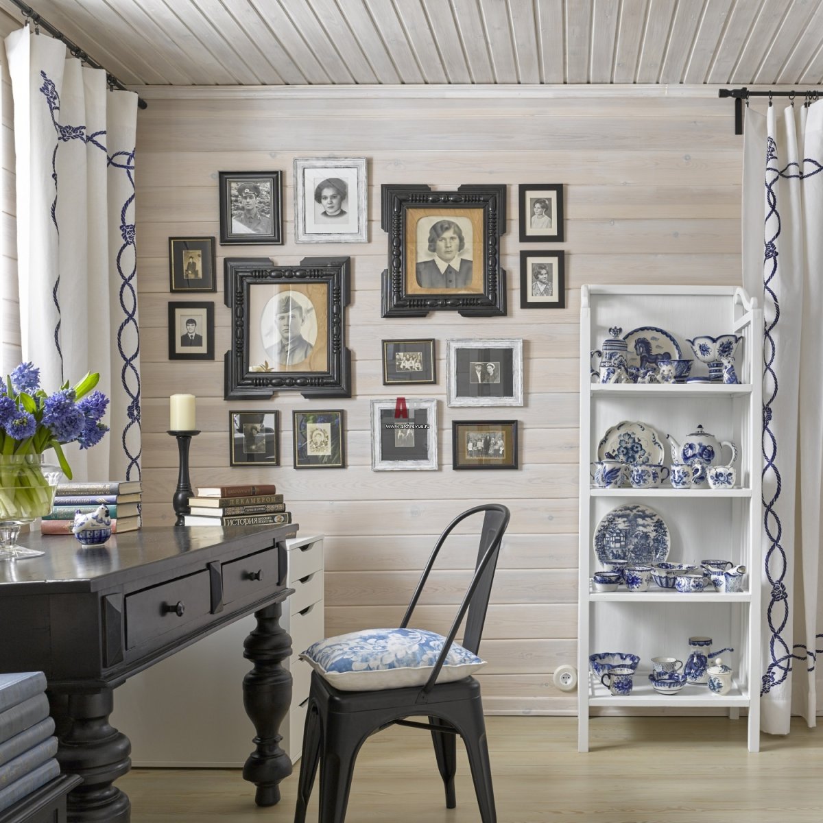 Гостиная из евровагонки