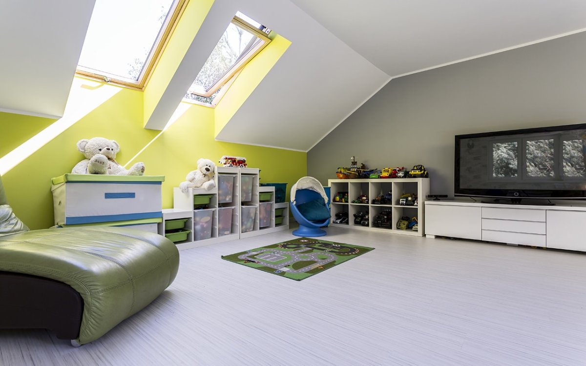 Мансарда в скандинавском стиле