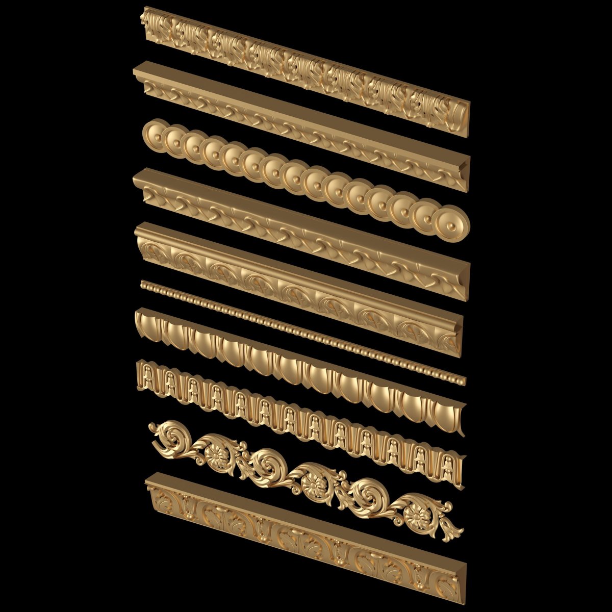 Резной декор дизайн американский