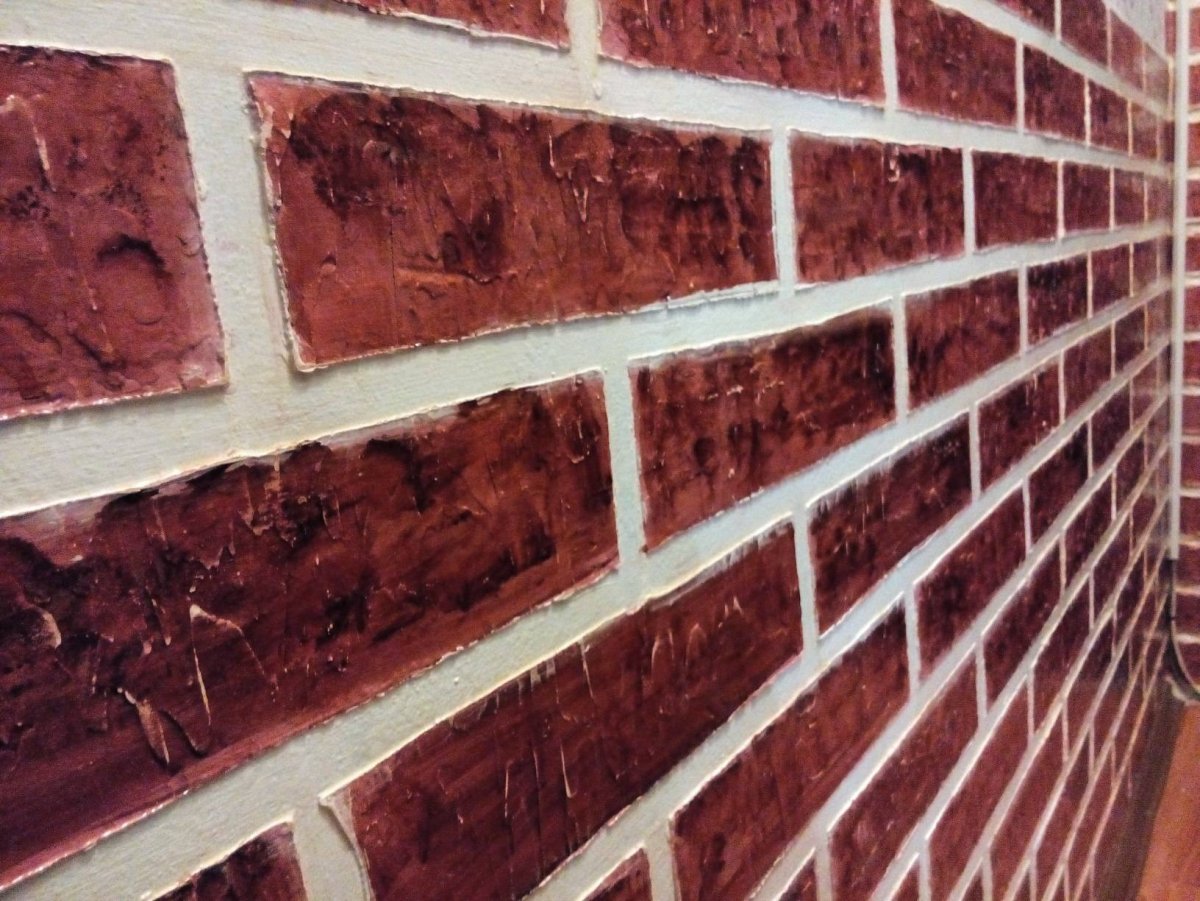 Декоративная штукатурка кирпичики