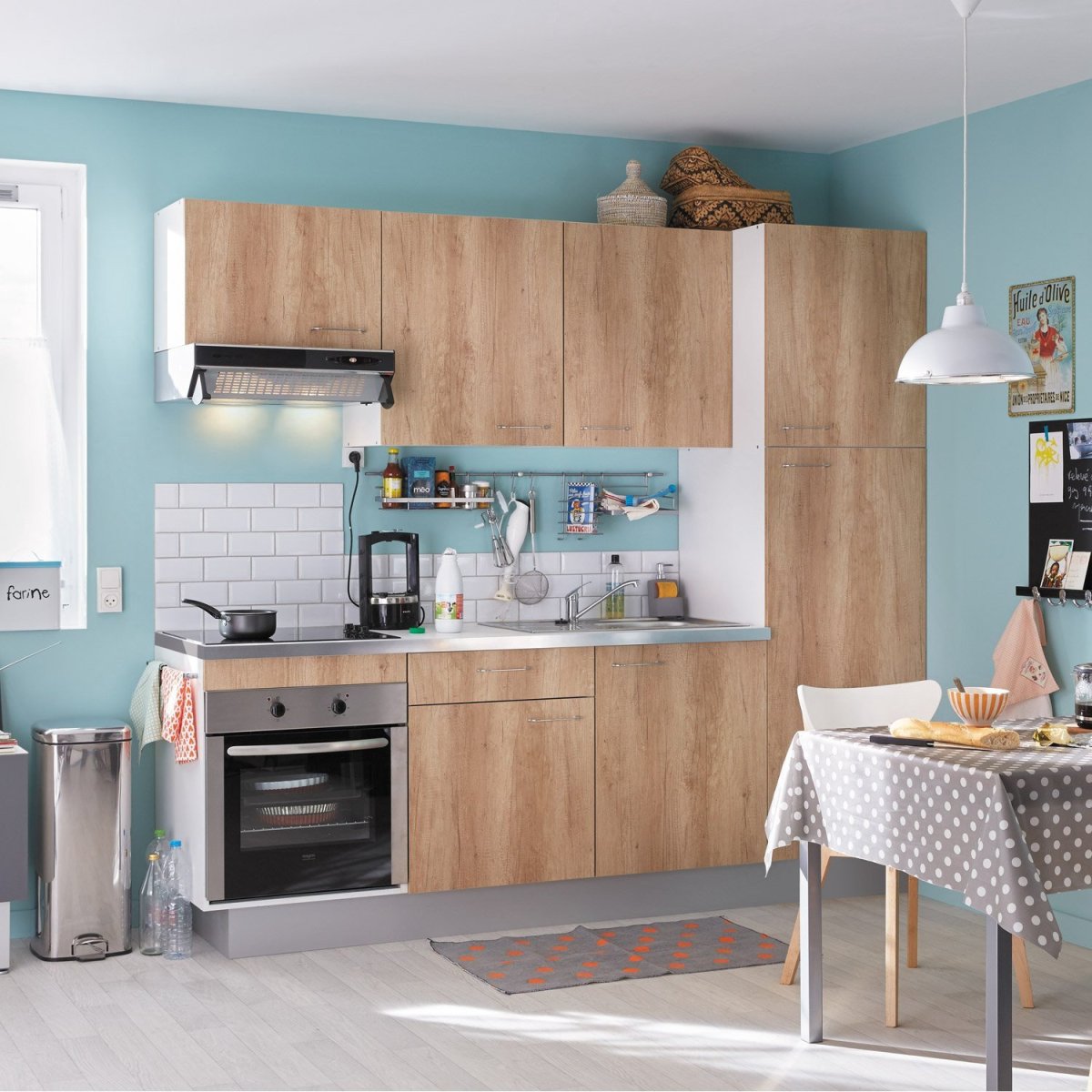 Кухня Леда белая Леруа Мерлен