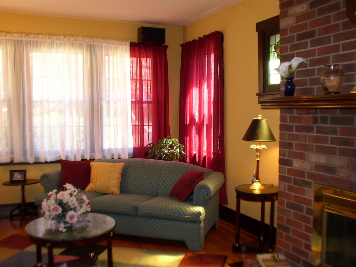 Шторы терракотовый Sanpa