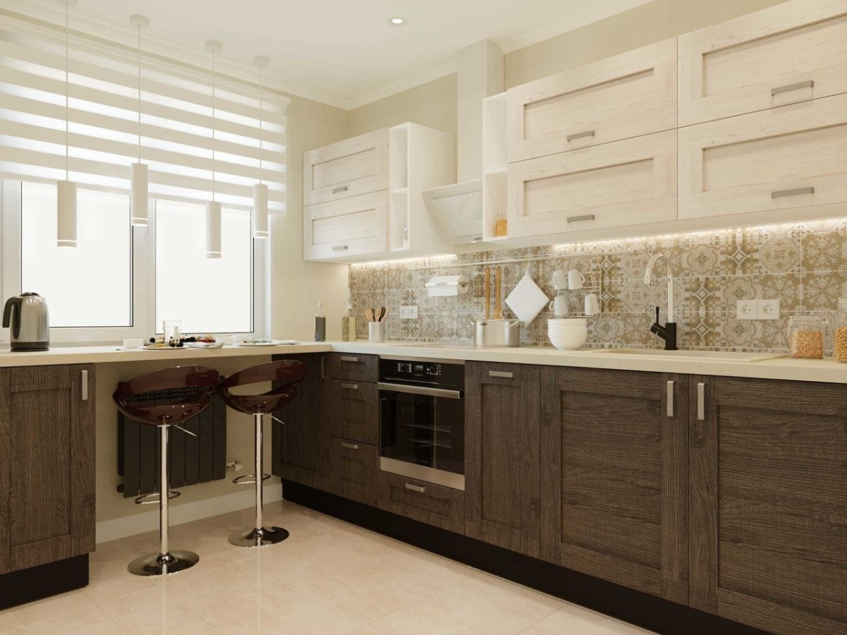 Кухня серая матовая Fenix NTM