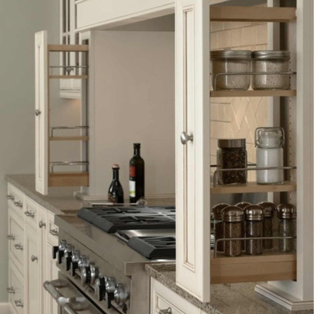 Бутылочница для кухни 100 с доводчиком