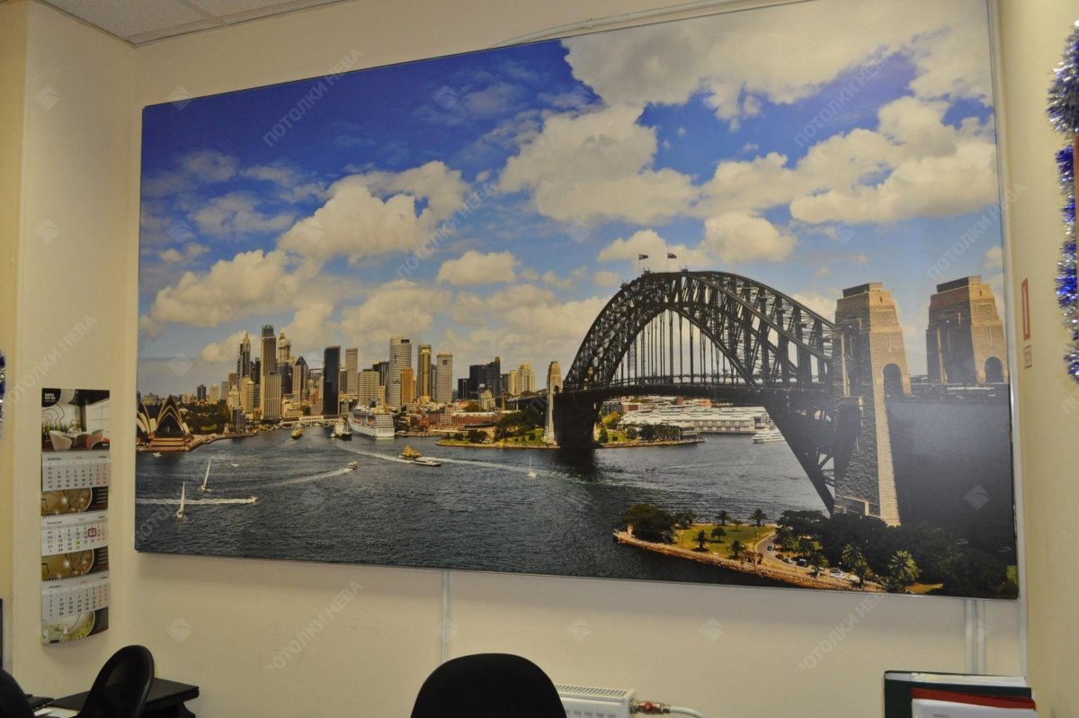 Натяжные стены