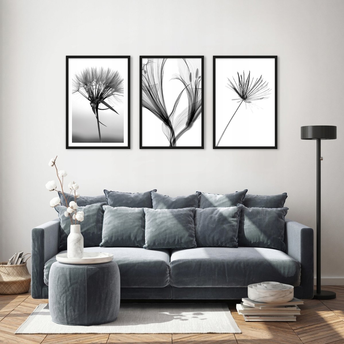 Серый интерьер