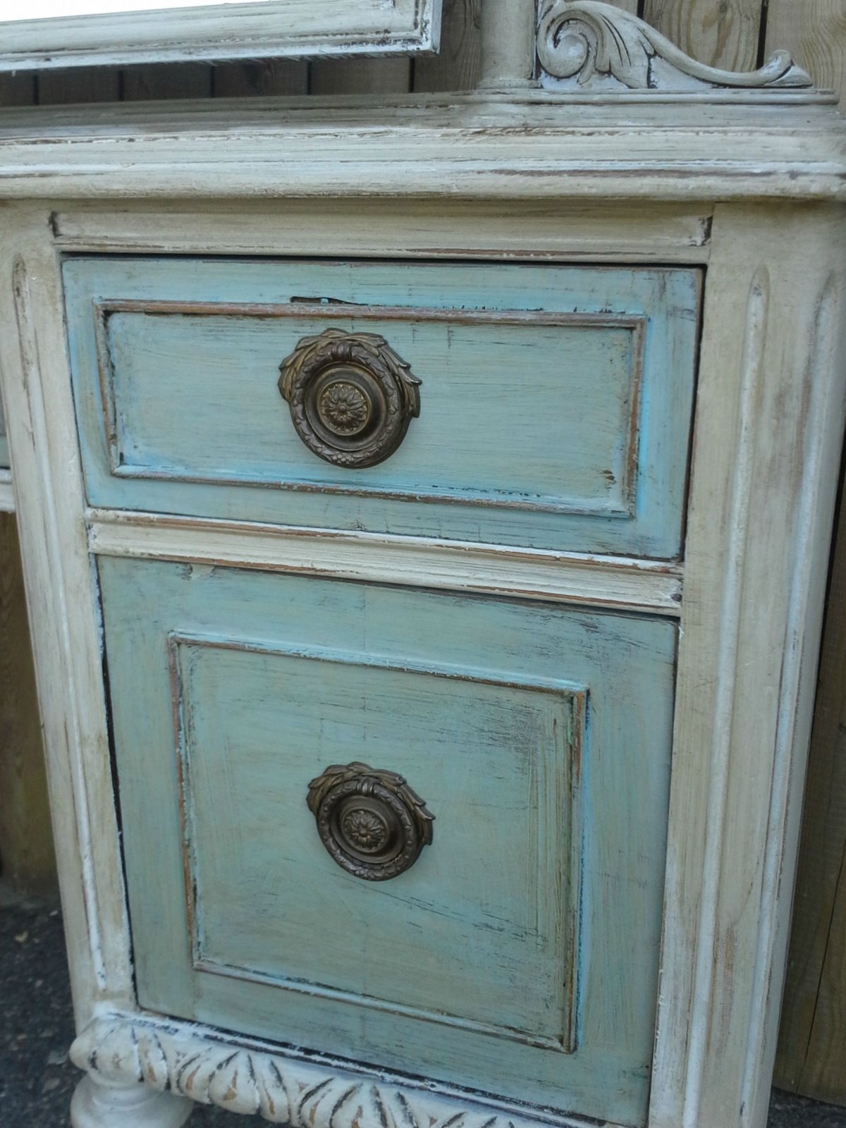 Патинирование мебели Прованс