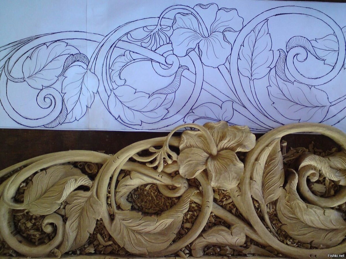 Орнаменты для резьбы по дереву