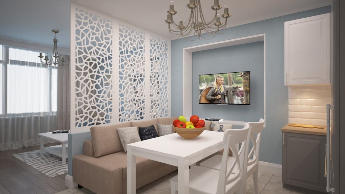 Межкомнатные перегородки из ламината