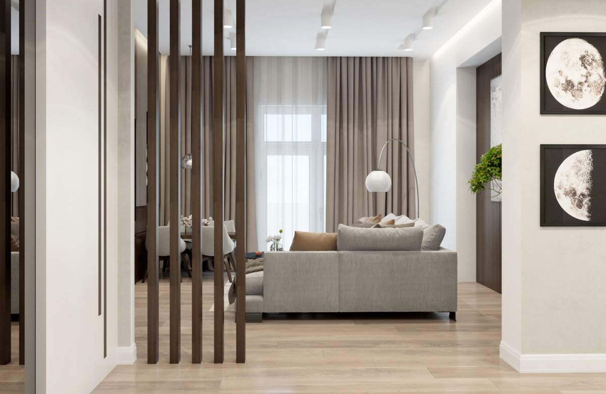 Движущиеся перегородки для зонирования