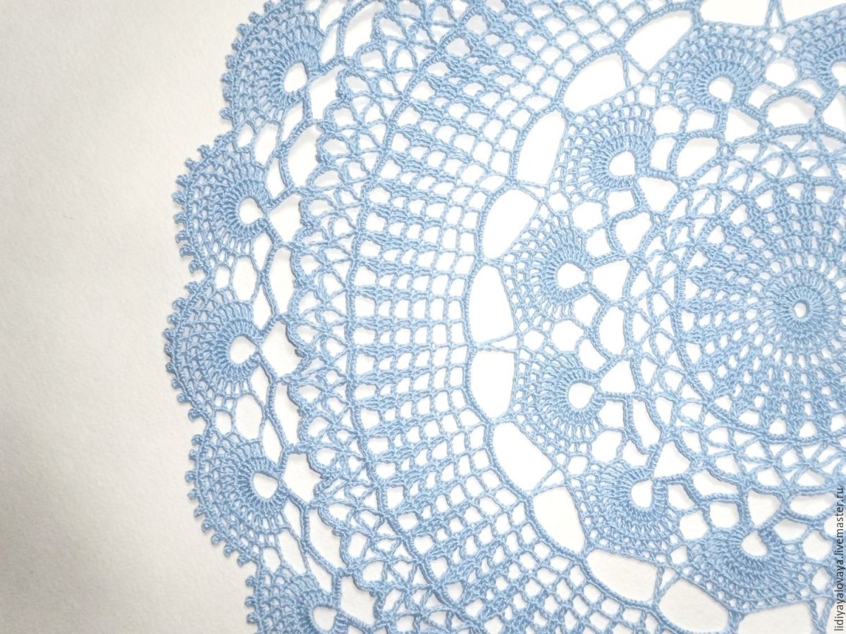 Дизайнерские салфетки крючком