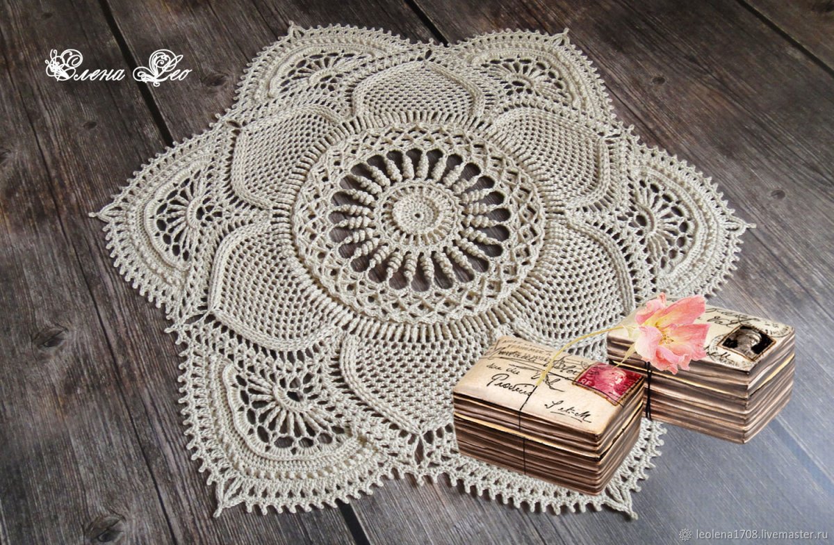 Необыкновенные салфетки крючком