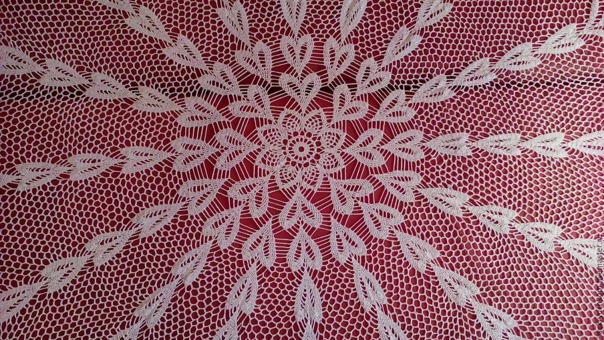 Скатерти связанные крючком