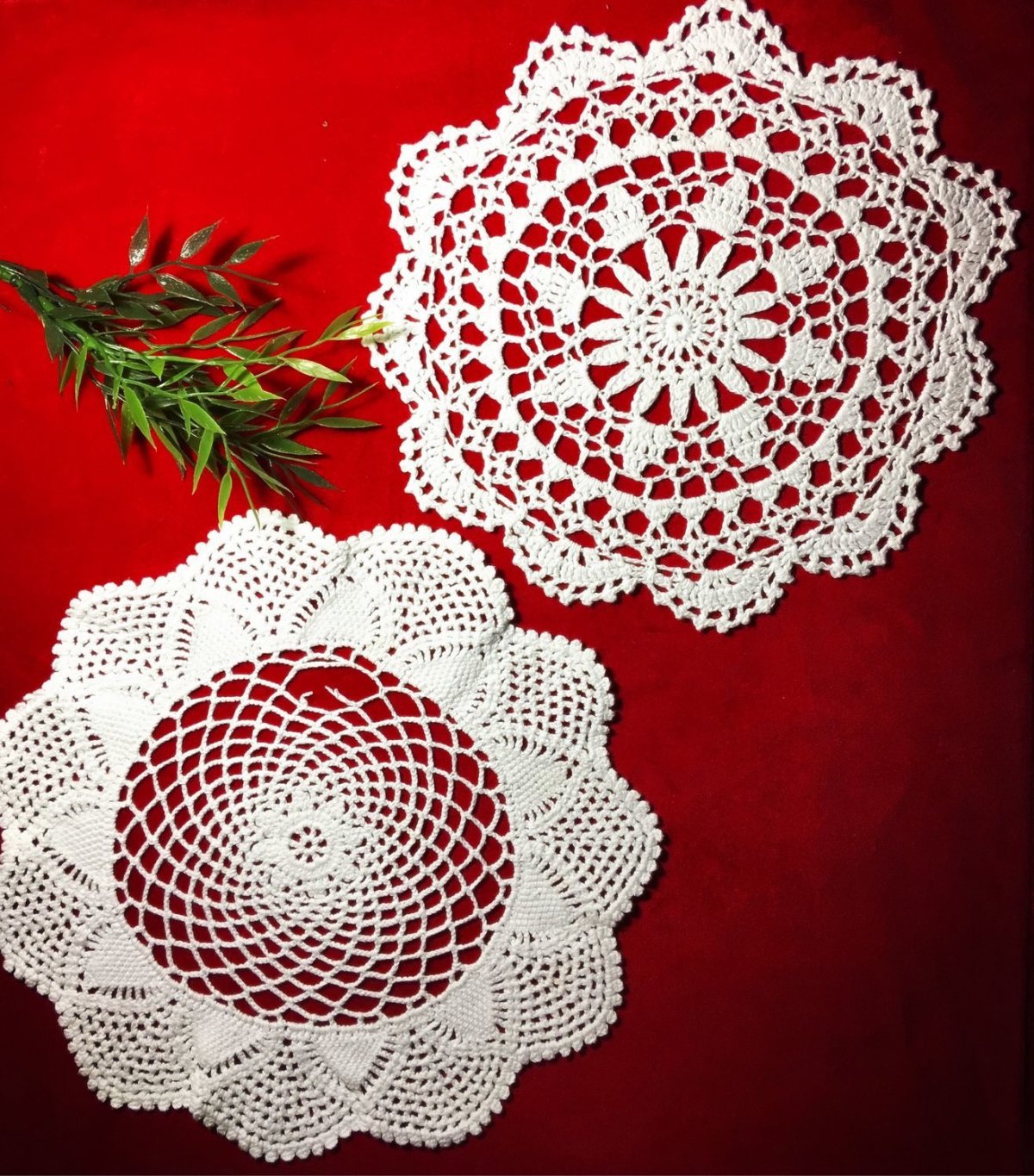 Мани ди фата скатерть крючком