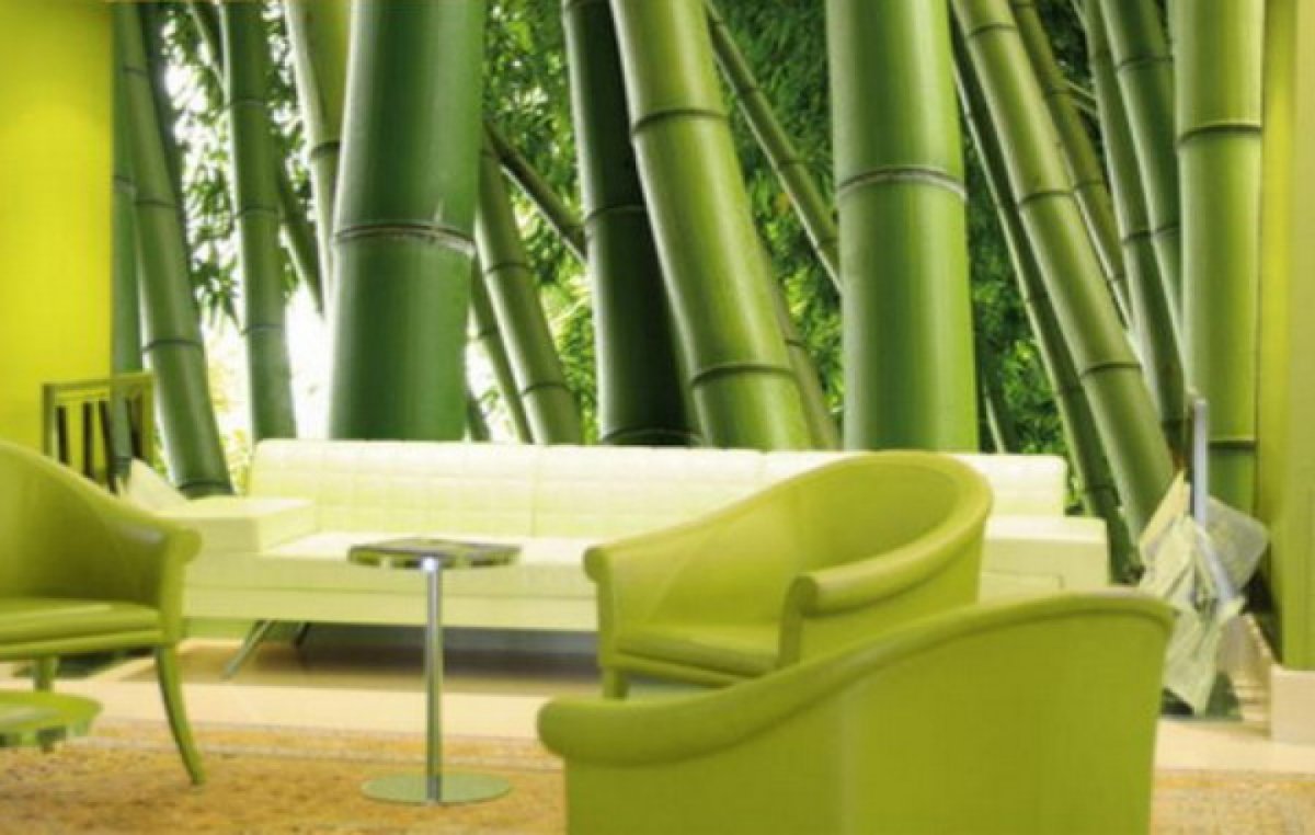 Обои бамбук в Леруа Мерлен