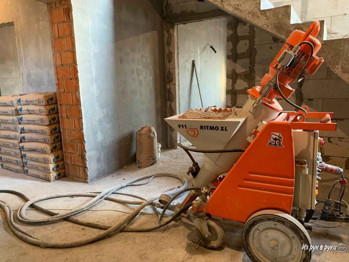 Механизированная штукатурка