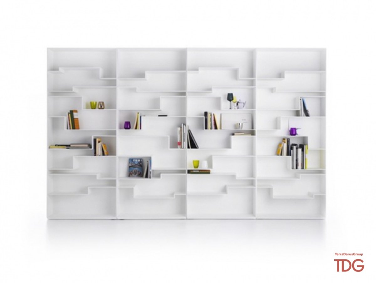 Стеллаж белый Минимализм