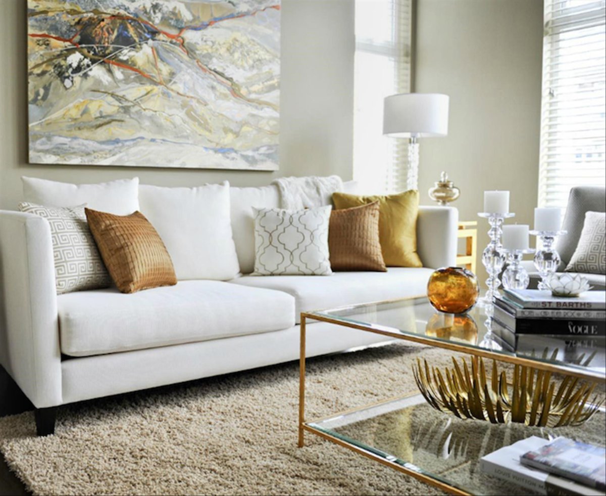 Золото в современном интерьере