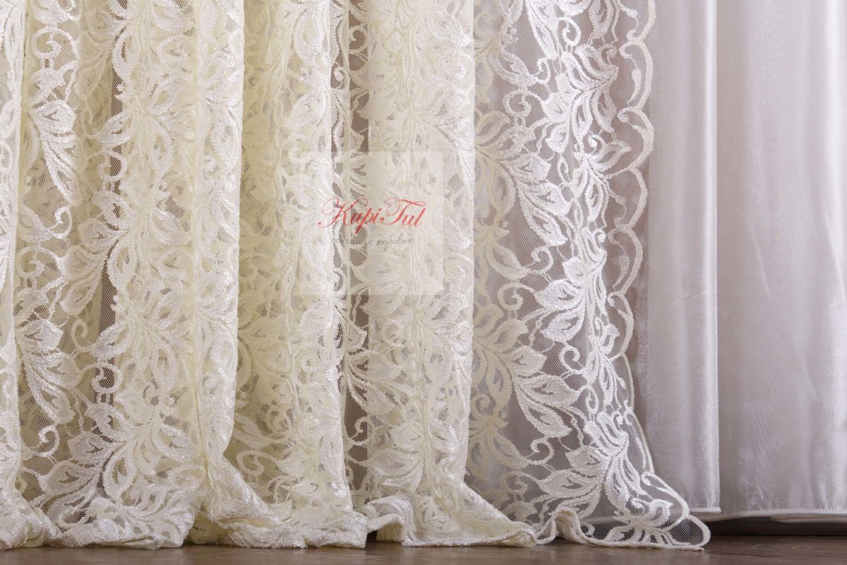 Тюль гипюр