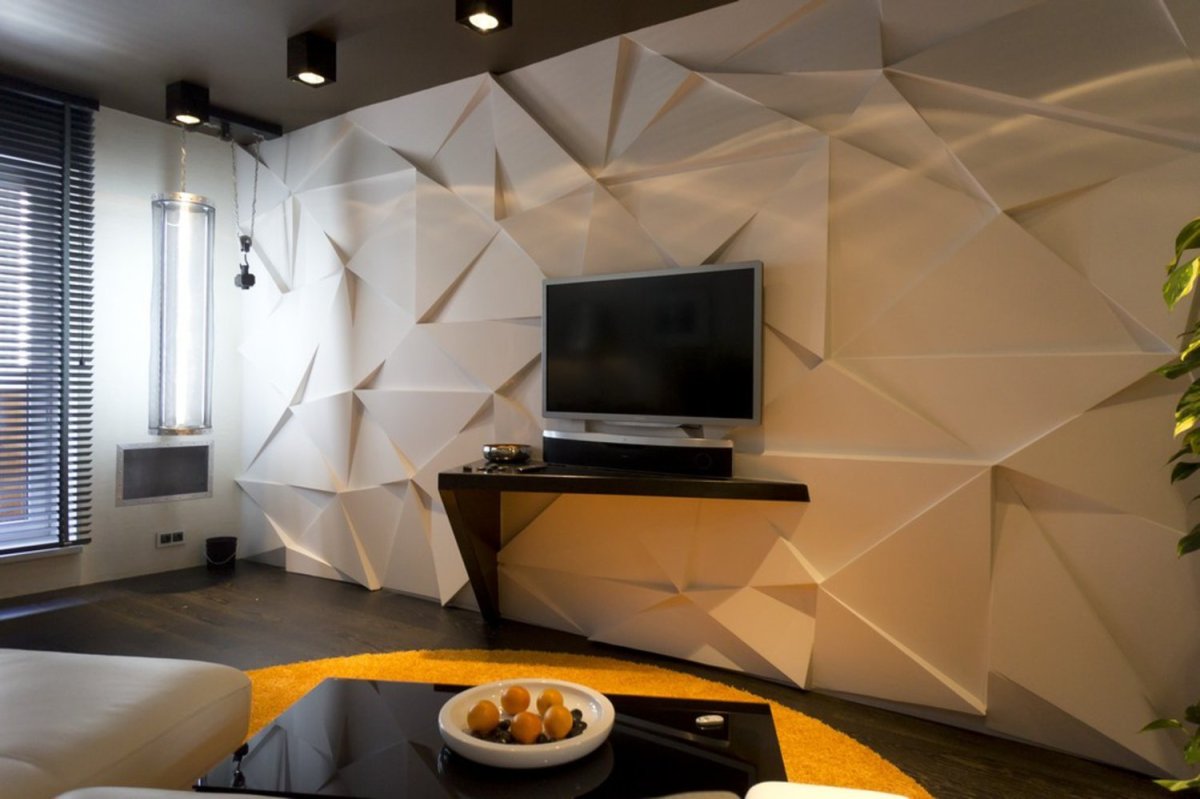 Необычный декор стен