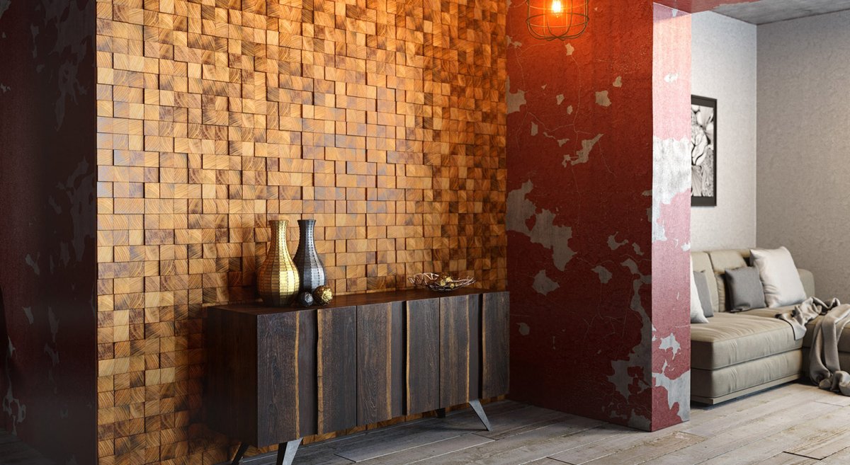 Необычный декор стен