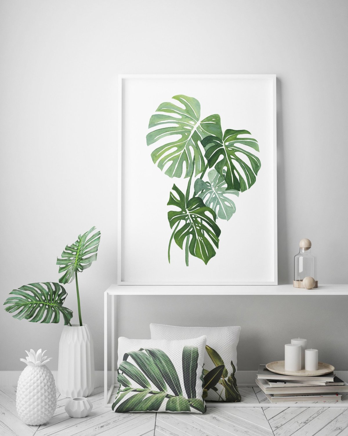Monstera Leaf Painting