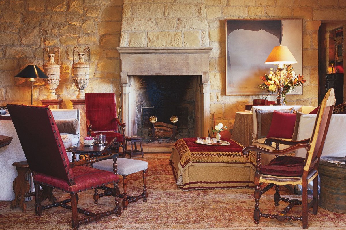 Интерьер акварелью