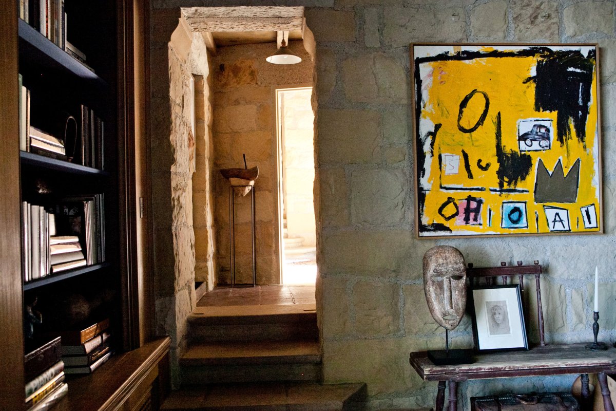 Шикарная гостиная лесенка