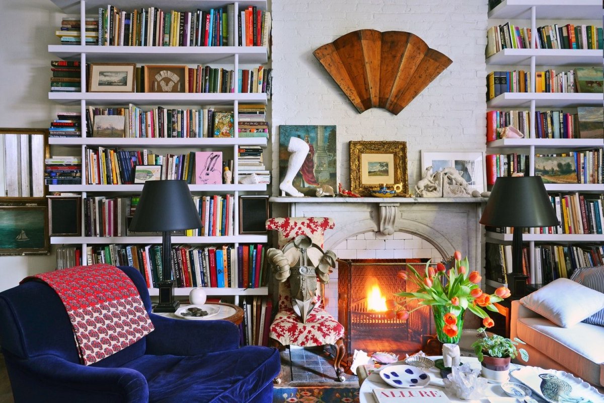 Книжные раскладки с цветами