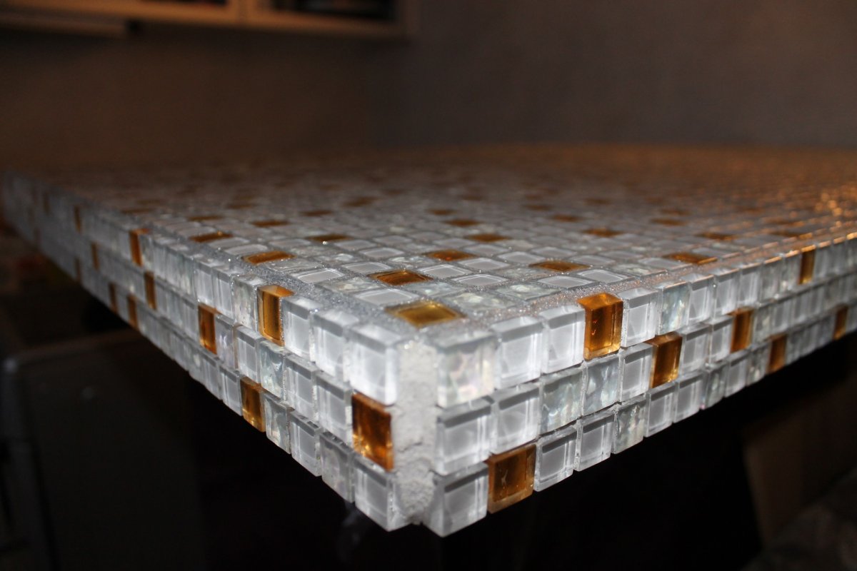 Кухонная столешница из мозаики