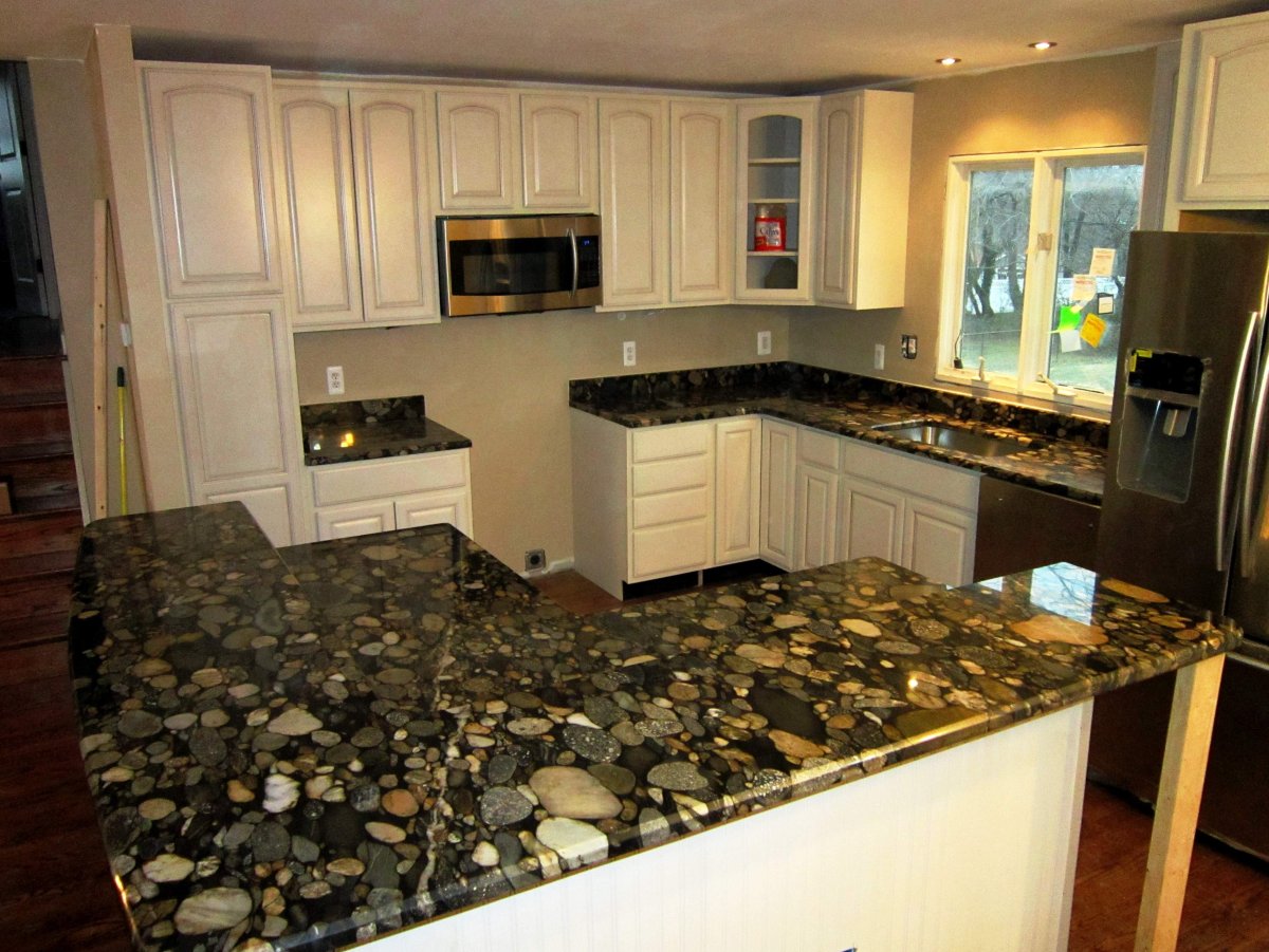 Столешница из мозаичной плитки