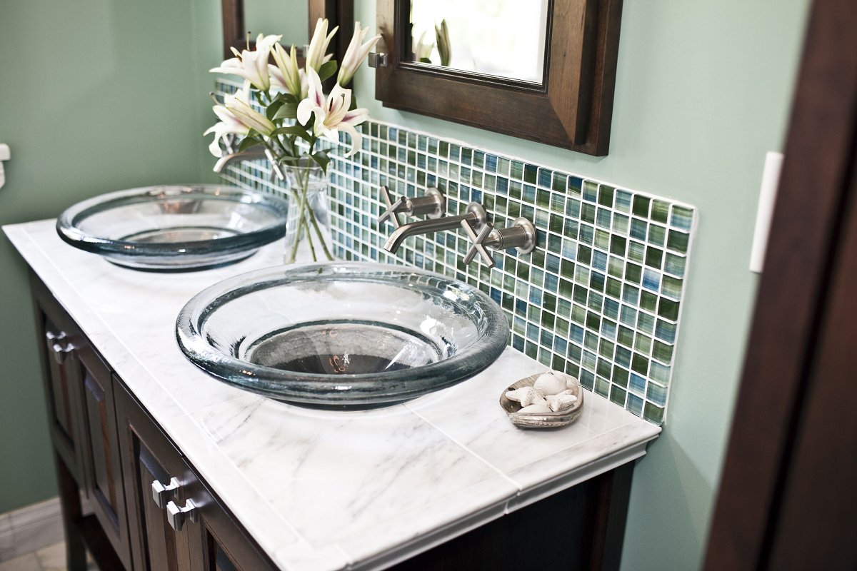 Мозаика для столешницы на кухне