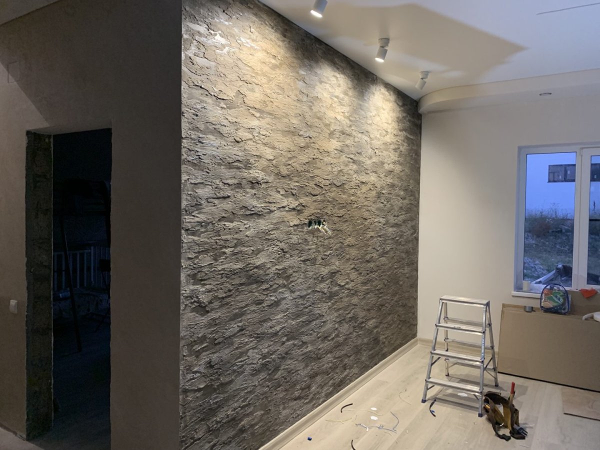 Декоративный камень в интерьере