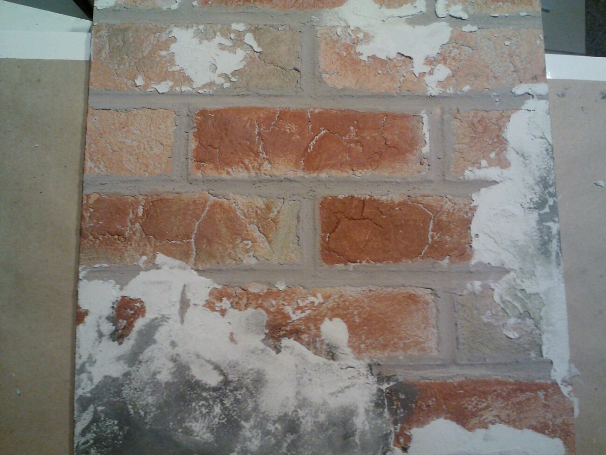 Венецианская штукатурка кирпичики