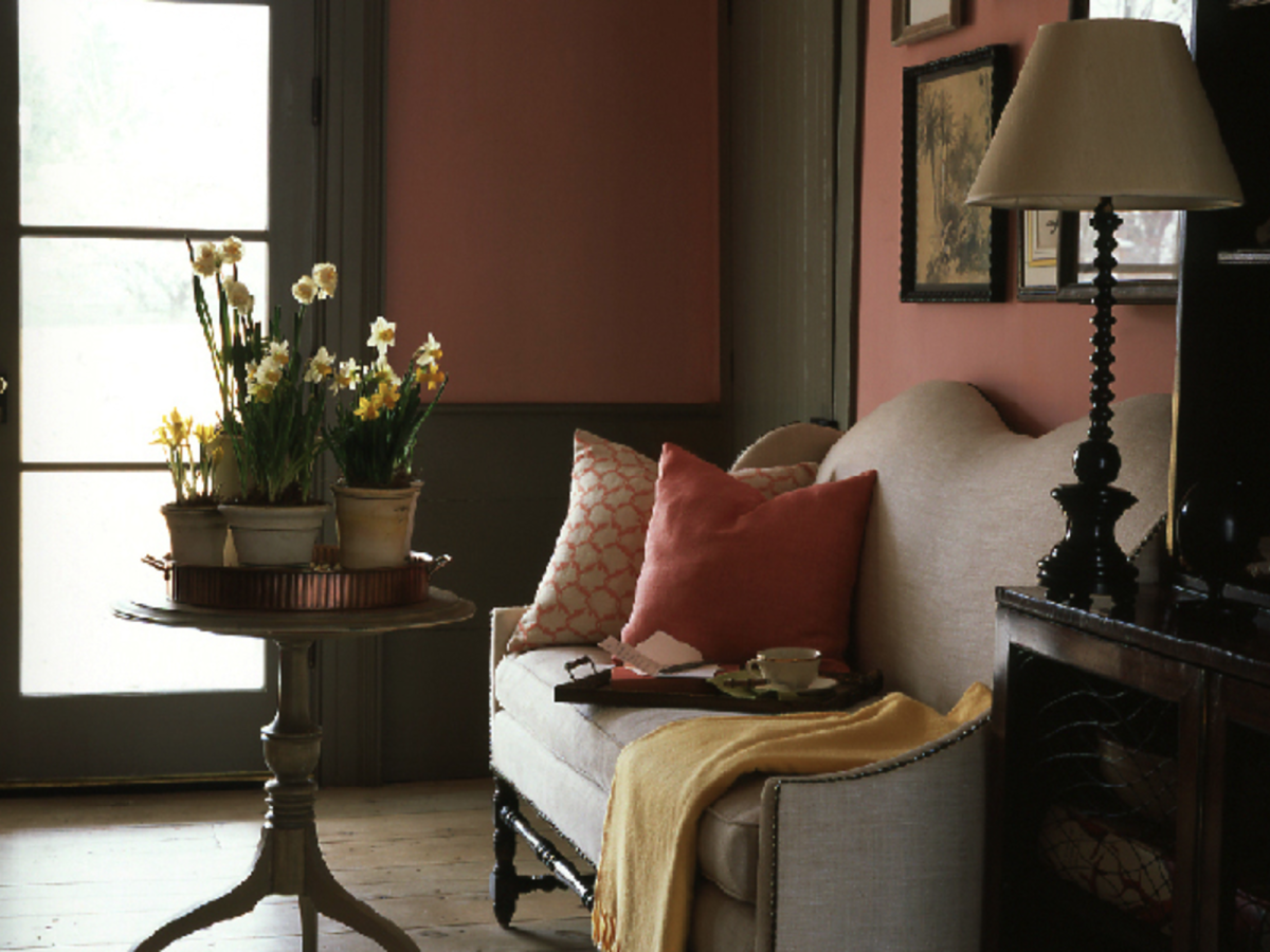 Янтарный цвет в интерьере