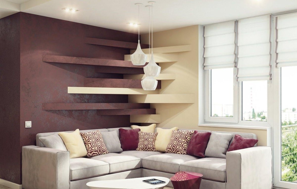 Острый угол в гостиной