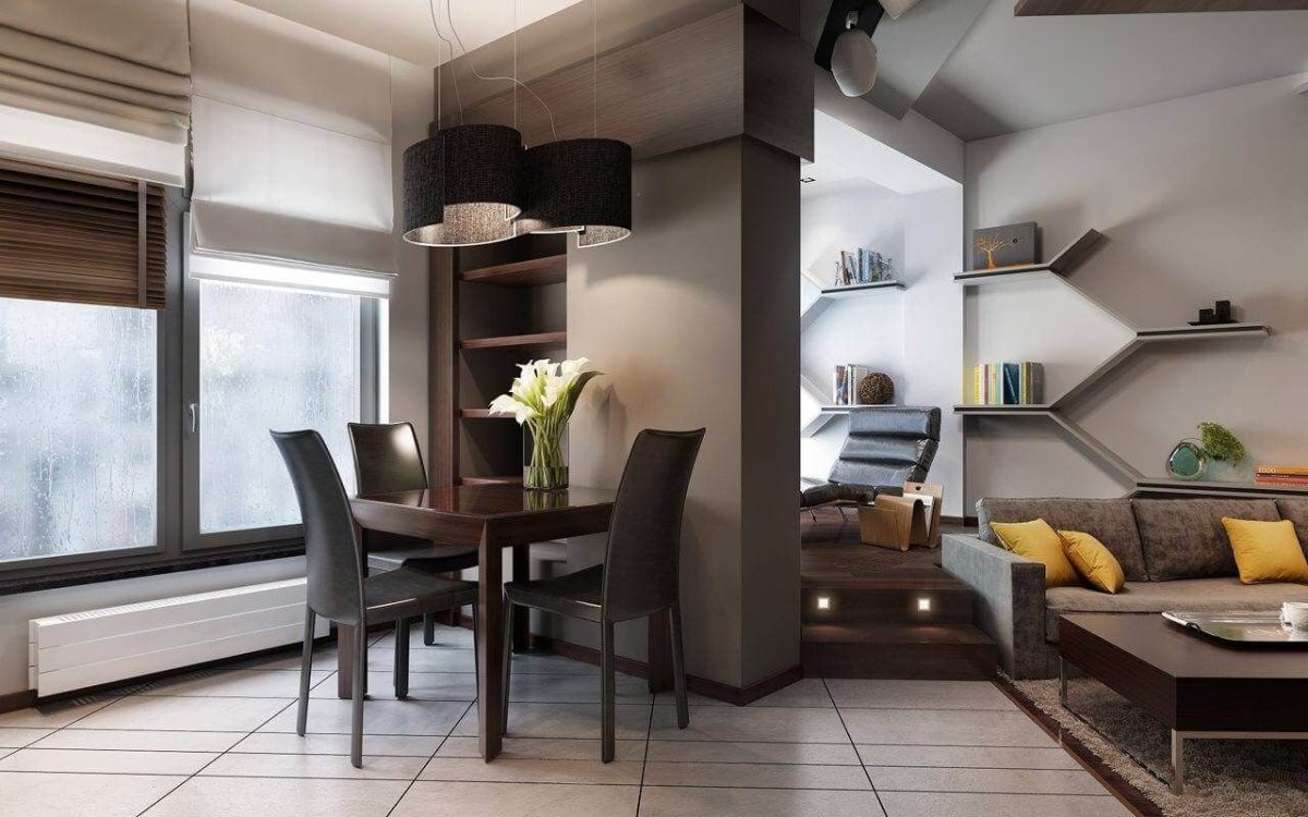 Интерьер без острых углов