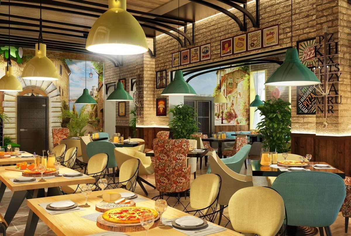 Пиццерия в итальянском стиле