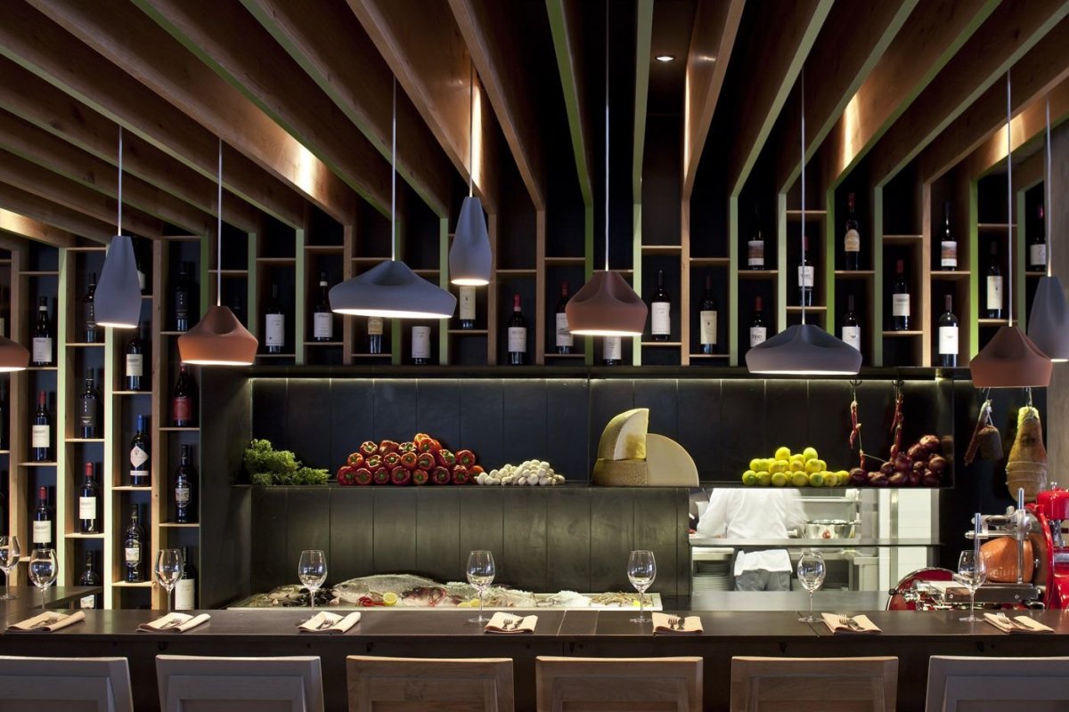 Модные интерьеры ресторанов