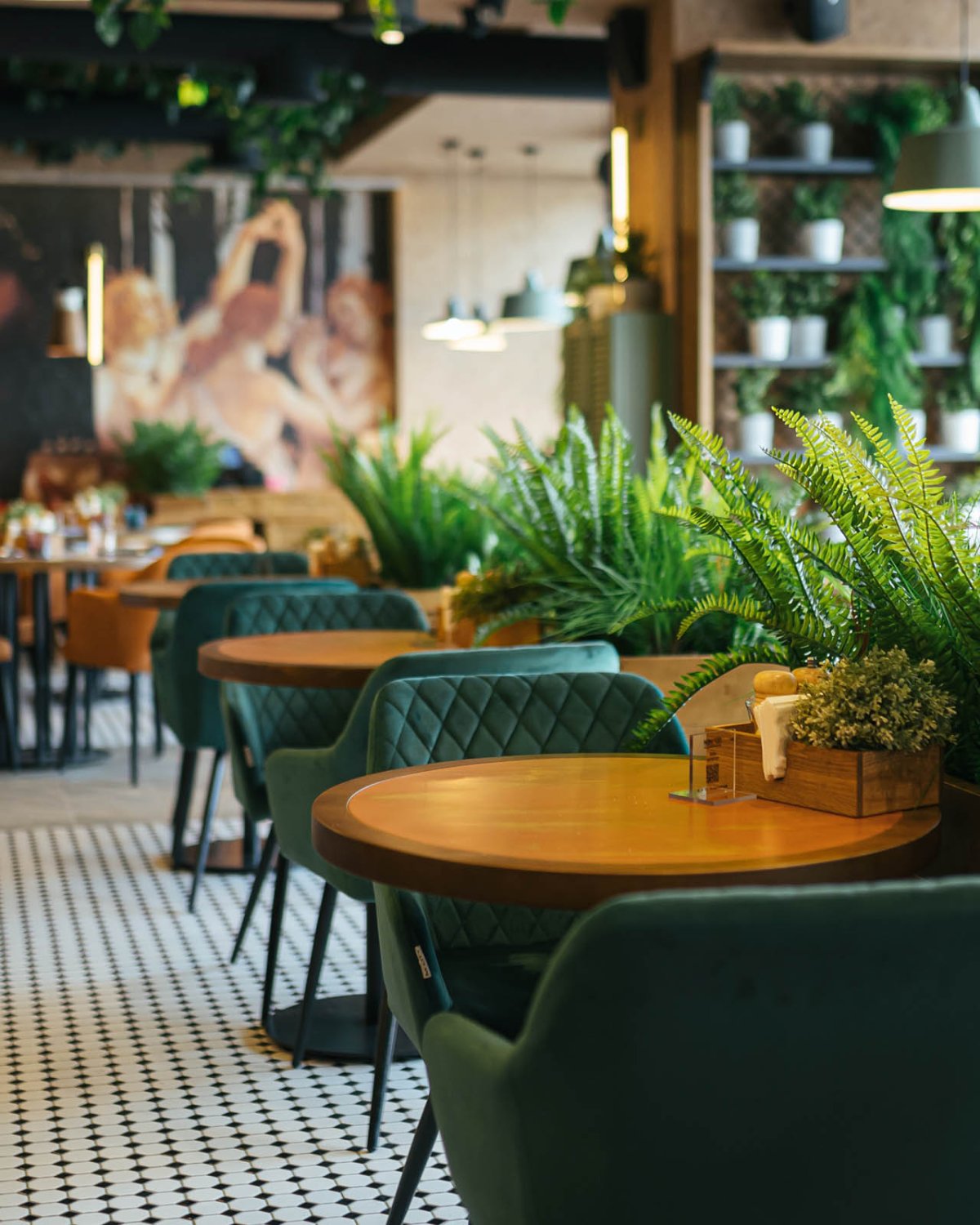 Интерьер итальянского ресторана