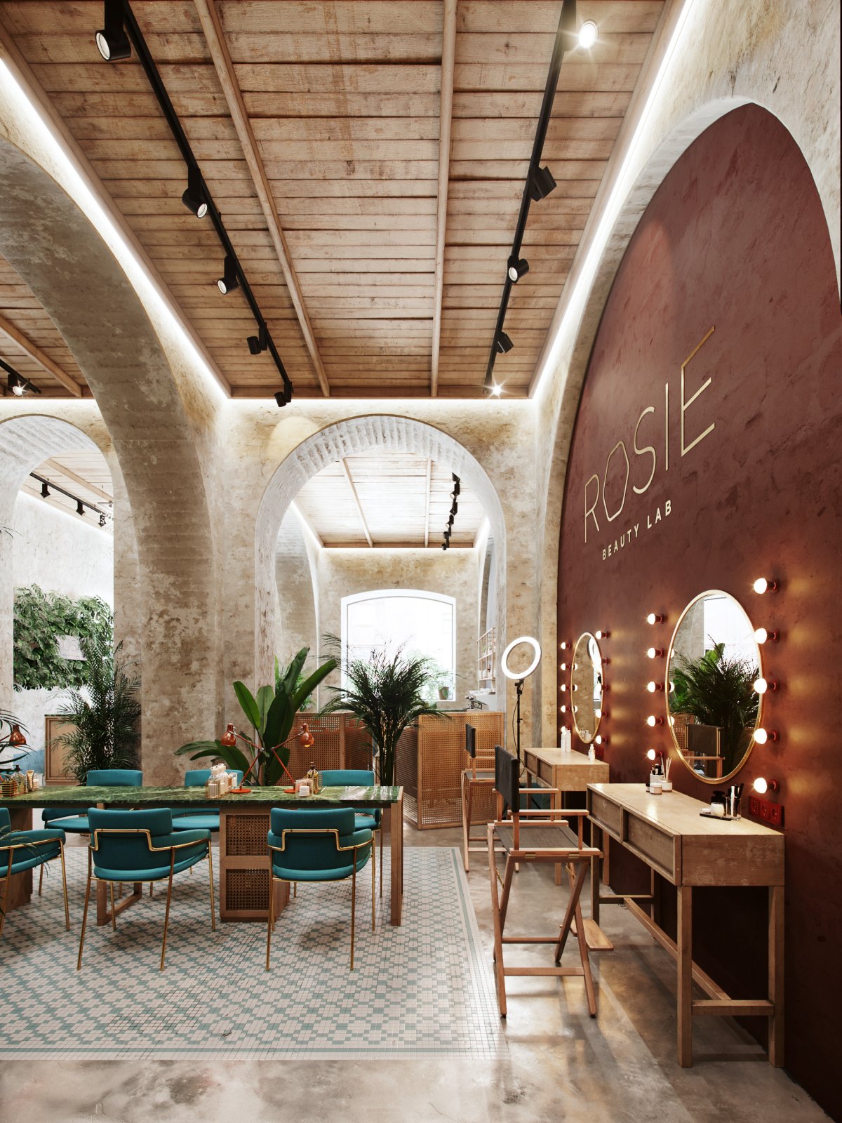 Вход в кафе интерьер