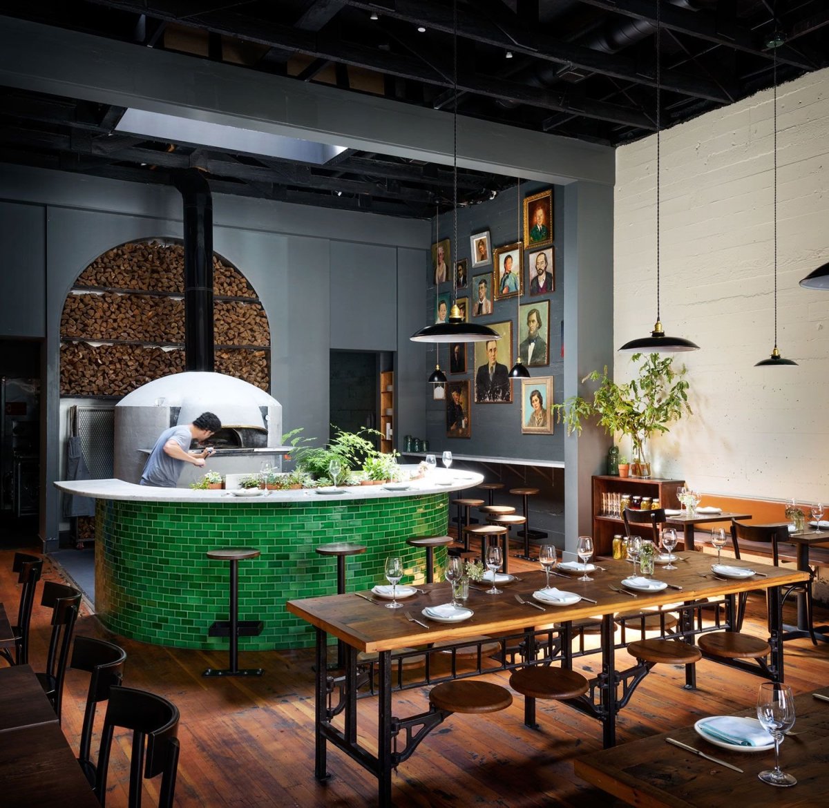 Пиццерия в стиле лофт