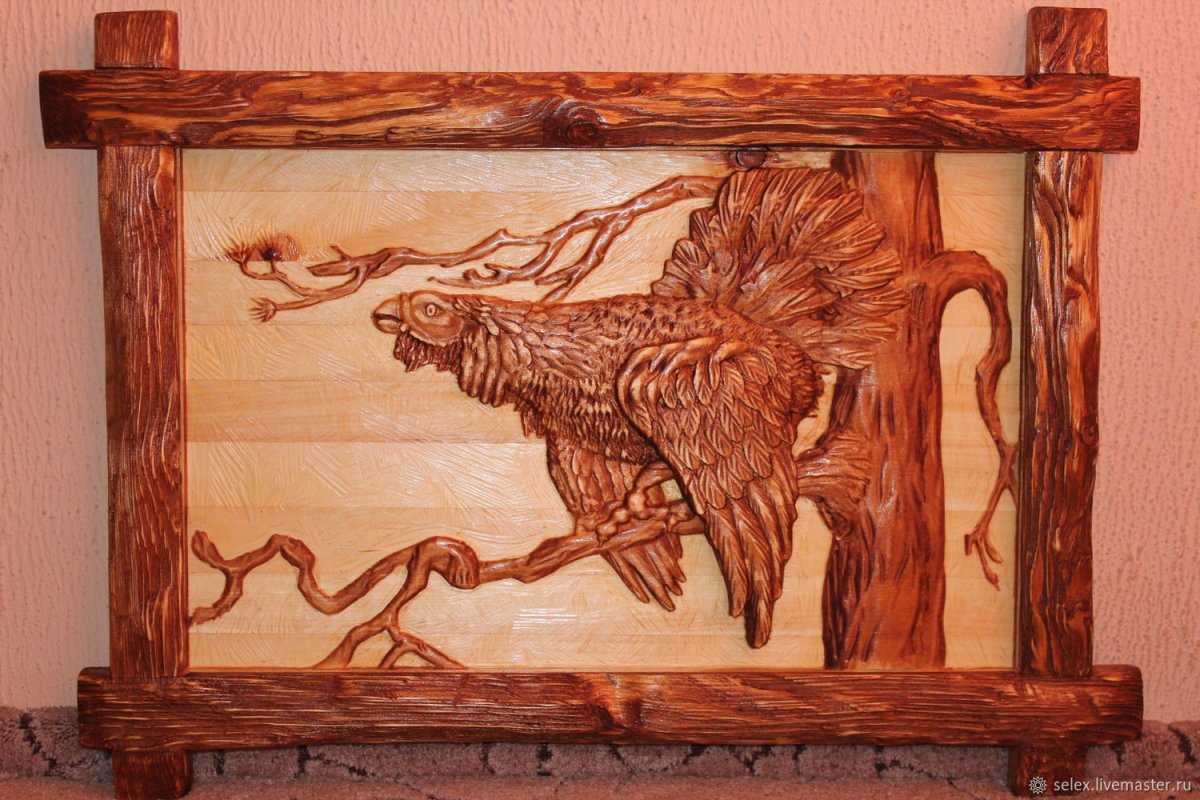 Необычные картины из дерева