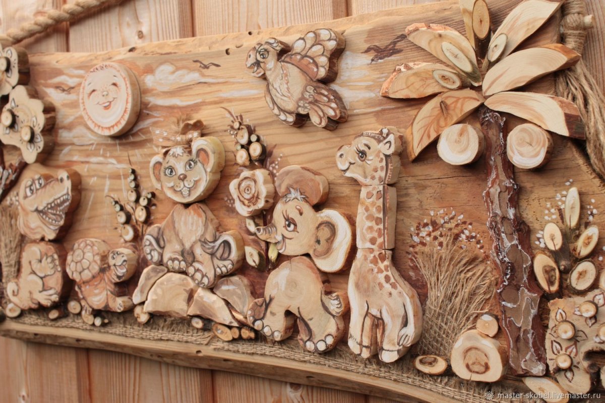 Картина берестяная баня