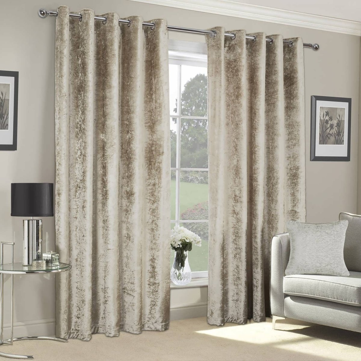 Идеи штор в сером цвете