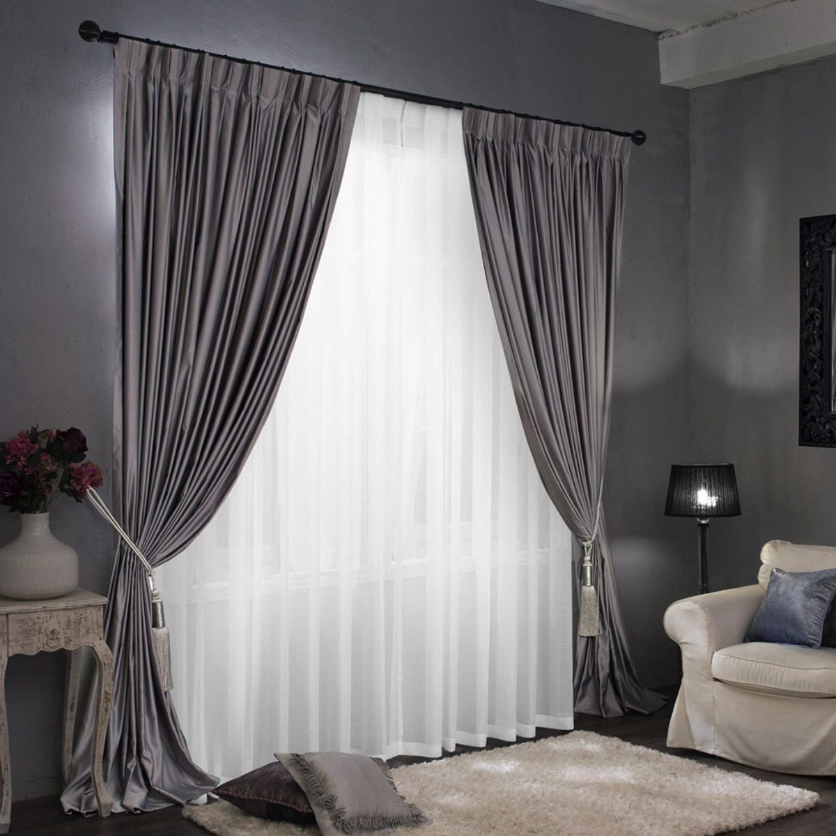 Портьеры в гостиную